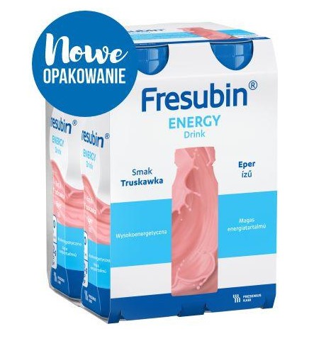Fresubin Energy Drink 4x200ml truskawka - obrazek 2
